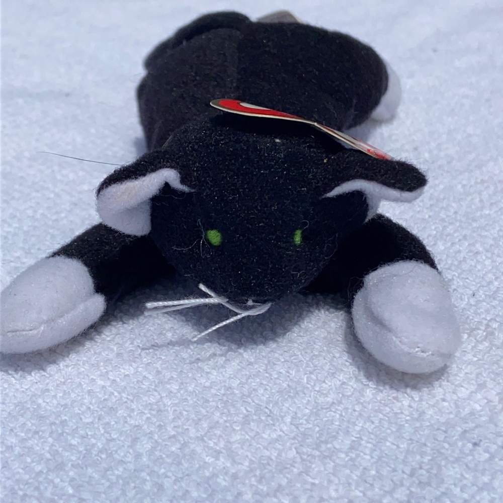 Teenie Beanie Babies Zip the cat